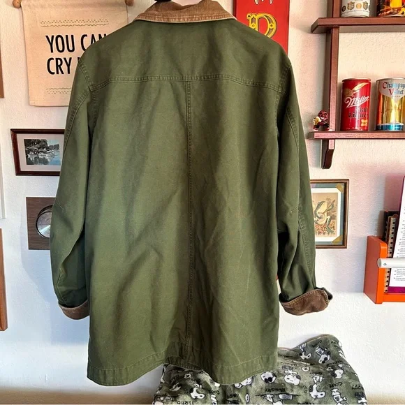 L.L Bean Adirondack Jacket Barn
Chore Green Coat Animal Graphic Lined Women’s L - Picture 2 of 12